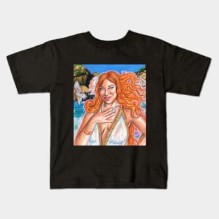 Aphrodite in Cyprus from "Aphrodite Love Myths" Kids T-Shirt